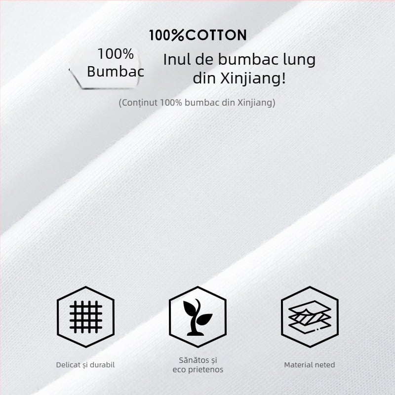 Vesta sportivă – 100% bumbac, croială lejeră, fără mâneci, imprimeu cu litere, vară