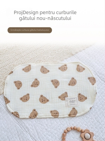 Pernă cu aspect de nor • bumbac 100% • Brand Hanbei • stil desenat • pentru nou-născuți • vară 2024