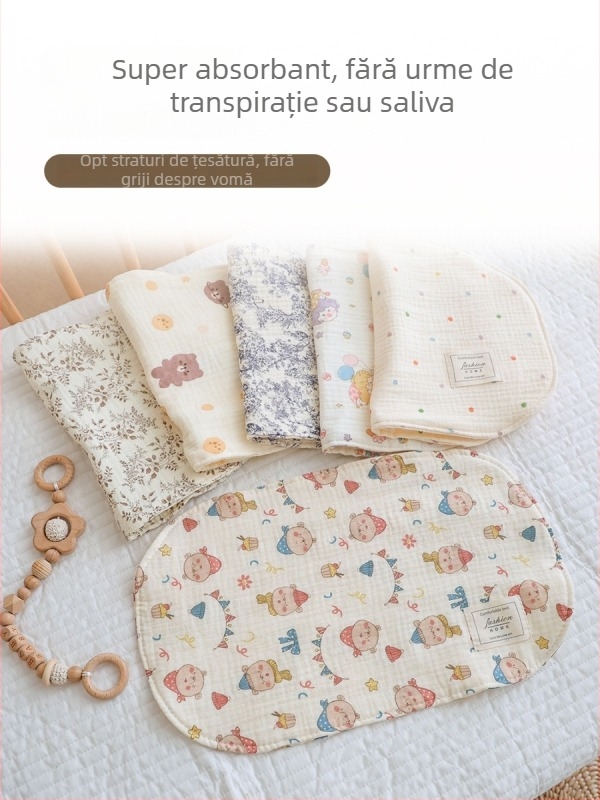 Pernă cu aspect de nor • bumbac 100% • Brand Hanbei • stil desenat • pentru nou-născuți • vară 2024