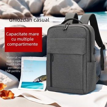 Rucsac laptop de afaceri – capacitate 20–35L, nylon, port USB, bretele curbate, Mamba Squadron