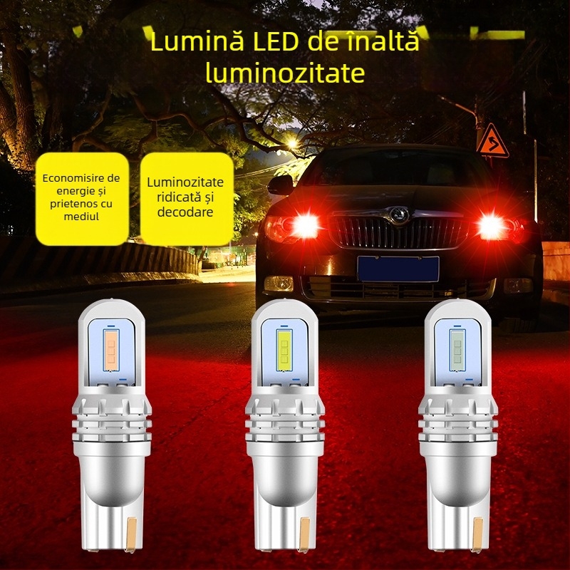 Lumină LED pentru mașină T10 W5W 1860 SMD – 12V, 3W, 5000–6000 lm, 6000K; potrivită pentru iluminarea plăcii, lumina de zi și lumina de poziție