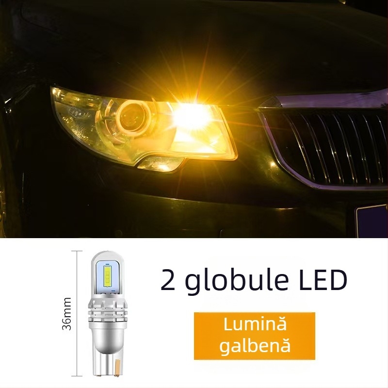 Lumină LED pentru mașină T10 W5W 1860 SMD – 12V, 3W, 5000–6000 lm, 6000K; potrivită pentru iluminarea plăcii, lumina de zi și lumina de poziție
