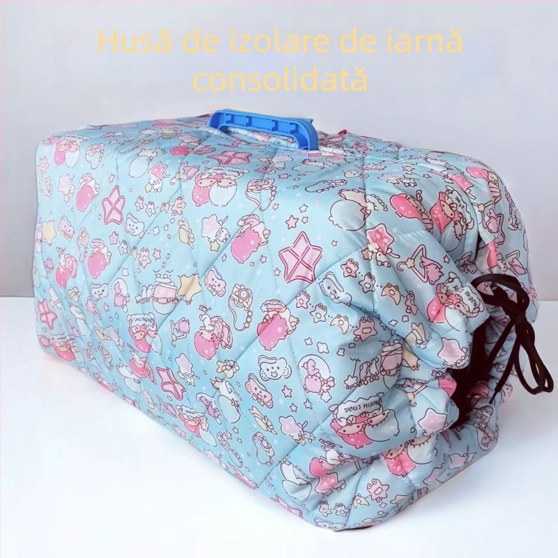 Geantă pentru animale de companie, acoperire termică de iarnă, anti-vânt, portabilă, din pânză (Material: pânză; Grad de rigiditate: moale; Categoria: geantă pentru animale)