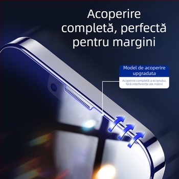 KAAPII protecție ecran din sticlă temperată pentru iPhone 14 Pro Max – HD, acoperire parțială