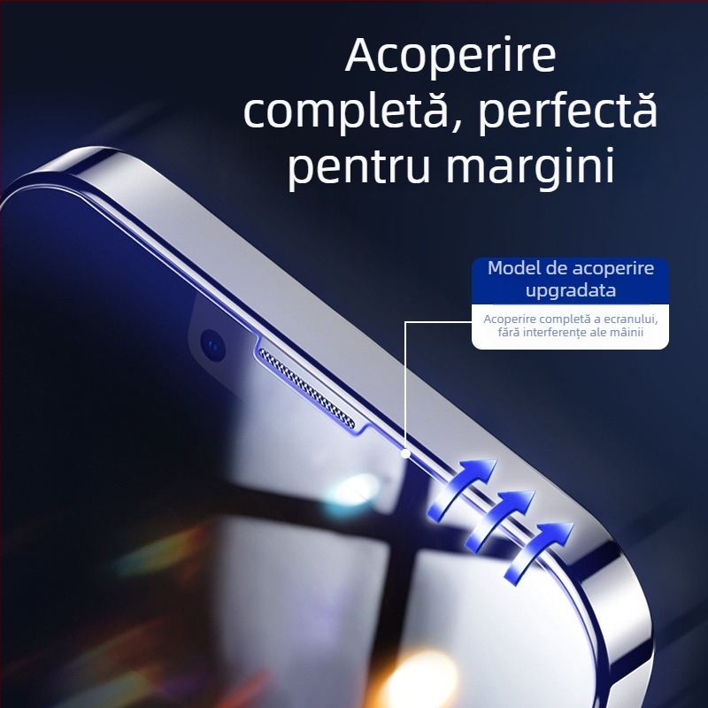 KAAPII protecție ecran din sticlă temperată pentru iPhone 14 Pro Max – HD, acoperire parțială