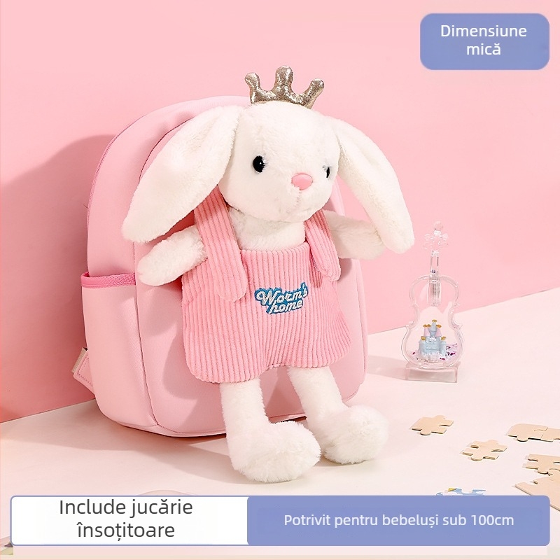 AIGEFMM Rucsac școlar unisex pentru copii, din Oxford, respirabil și ultraușor, model cu animale, bretele curbate, căptușeală din poliester