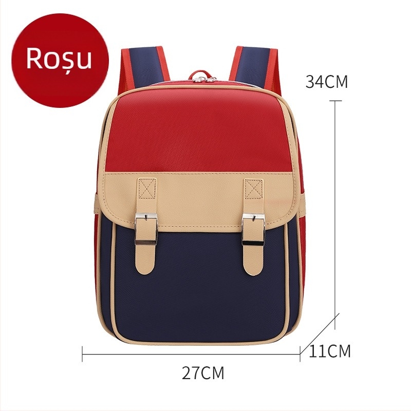 Rucsac pentru grădiniță, material Oxford, respirabil, impermeabil, ultraușor, bretele curbate, căptușeală nylon (pentru vârsta 2–8 ani)