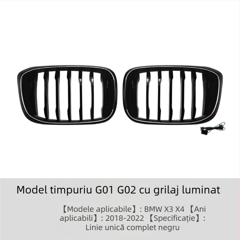 Grilă LED iluminată pentru BMW X3 G01 / X4 G02 (2018–2022)