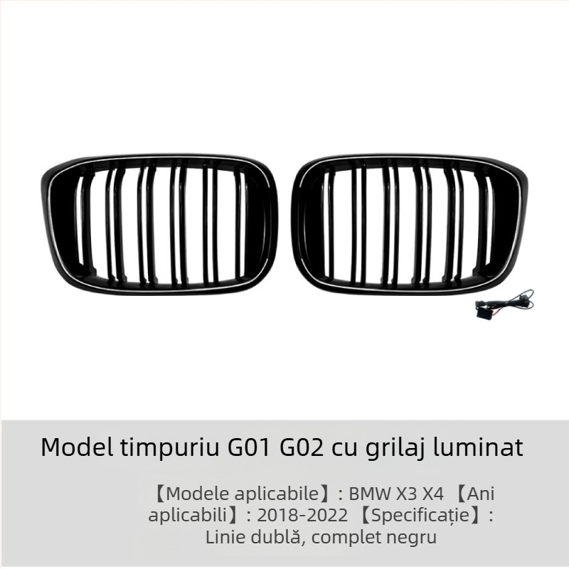 Grilă LED iluminată pentru BMW X3 G01 / X4 G02 (2018–2022)