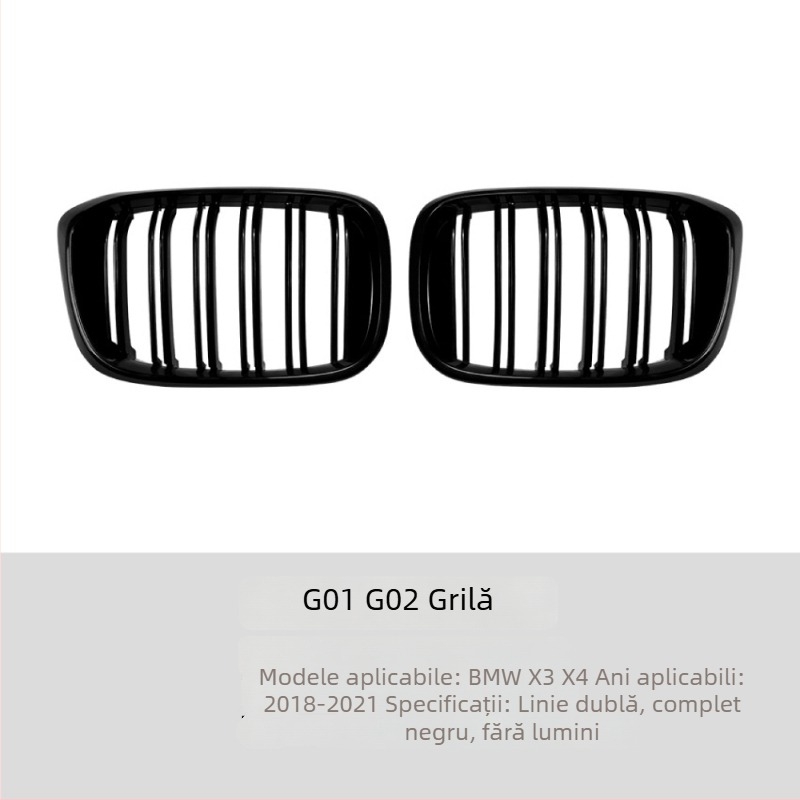 Grilă LED iluminată pentru BMW X3 G01 / X4 G02 (2018–2022)