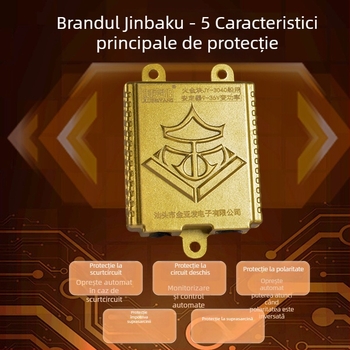 Balast Xenon 12V/24V – reglabil, 400W, din aliaj de aluminiu, pentru vehicule și bărci, pornire rapidă, camping, speologie, pescuit nocturn, patrulare