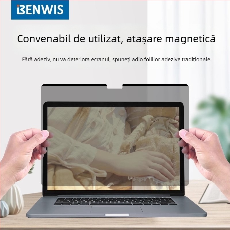 BENWIS Protecție a ecranului cu intimitate pentru MacBook Pro 13 inch și MacBook Air 14 inch