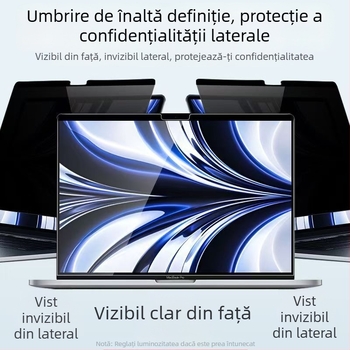 Protecție de ecran magnetică pentru confidențialitate pentru MacBook Pro/Air – material PET, Mirror Clear