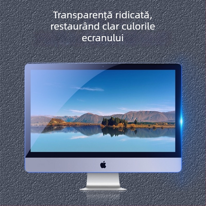Protecție ecran pentru iMac all-in-one, anti-lumină albastră, montaj suspendat, silicon, 200 g