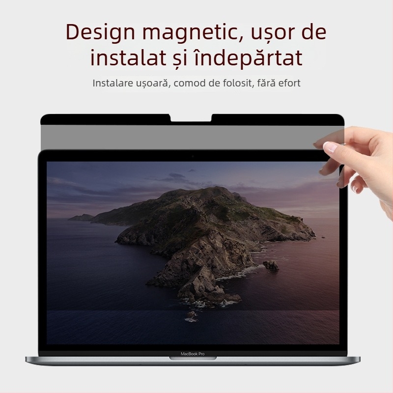 Filtru magnetic pentru confidențialitate pentru ecranul MacBook – PET, acoperire, brand The Concealer, model MacBook, compatibil cu ecranul laptop Apple