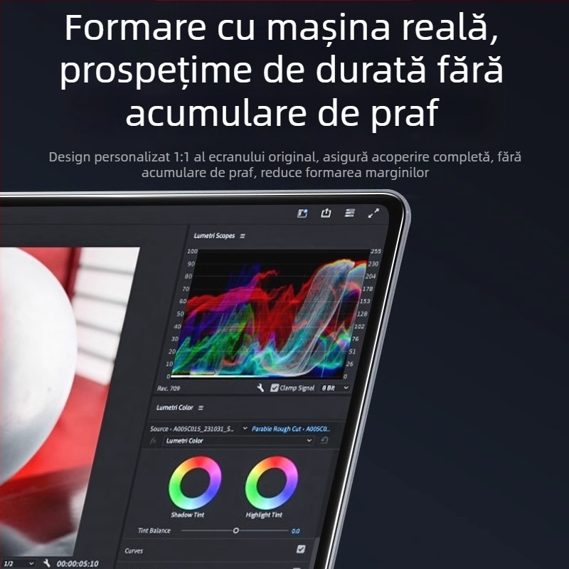 Filtru de confidențialitate a ecranului pentru laptop — HUARAN, model Laptop privacy film, PET material, Machining, pentru laptop