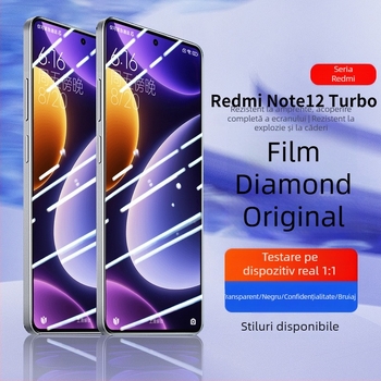 Protecție pentru ecranul frontal al telefonului mobil — sticlă întărită, folie frontală, Blue Deep