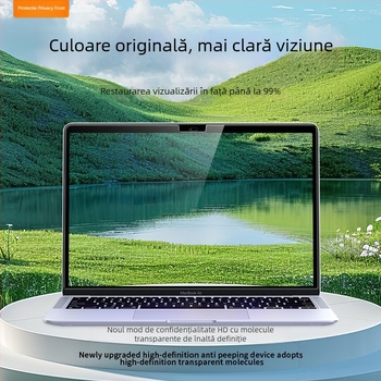Protector magnetic anti-spion pentru ecran, compatibil MacBook Pro/Air – protecție a afișajului cu atașare magnetică