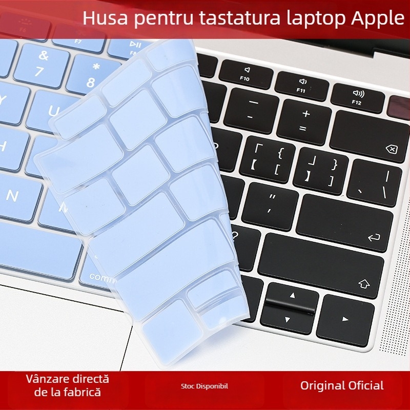 Protecție pentru tastatură din silicon pentru MacBook Pro/Air — compatibilă cu A1932, brand Sulius, lansare 2022