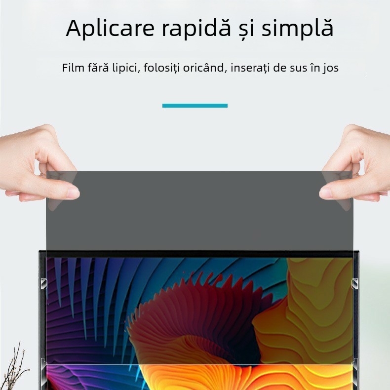 Protecție pentru ecran pentru Apple MacBook Air M4/M5 – Snap-on, Anti-Blue Light, Anti-Peep, Acoperire PET/PVC