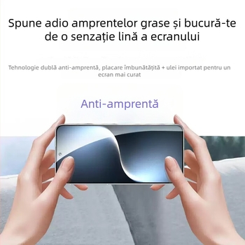 Protecție ecran din sticlă temperată pentru iPhone 13 Pro/14 Pro/14 Pro Max cu HD, Anti-Spy, Anti-Drop, Anti-Explosion