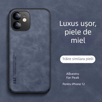 Carcasa pentru iPhone 12 seria – TPU, finisaj mat, protecție anti-cădere, design modern, compatibilă cu iPhone 12, 12 Pro, 12 Pro Max și 12 mini