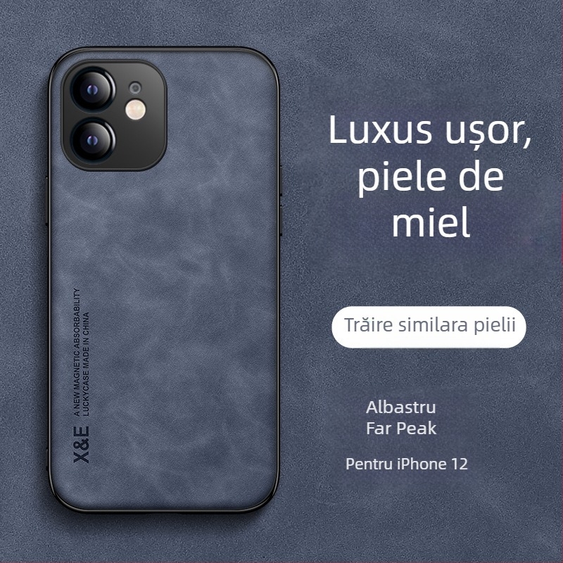 Carcasa pentru iPhone 12 seria – TPU, finisaj mat, protecție anti-cădere, design modern, compatibilă cu iPhone 12, 12 Pro, 12 Pro Max și 12 mini