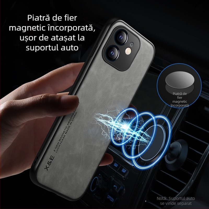 Carcasa pentru iPhone 12 seria – TPU, finisaj mat, protecție anti-cădere, design modern, compatibilă cu iPhone 12, 12 Pro, 12 Pro Max și 12 mini
