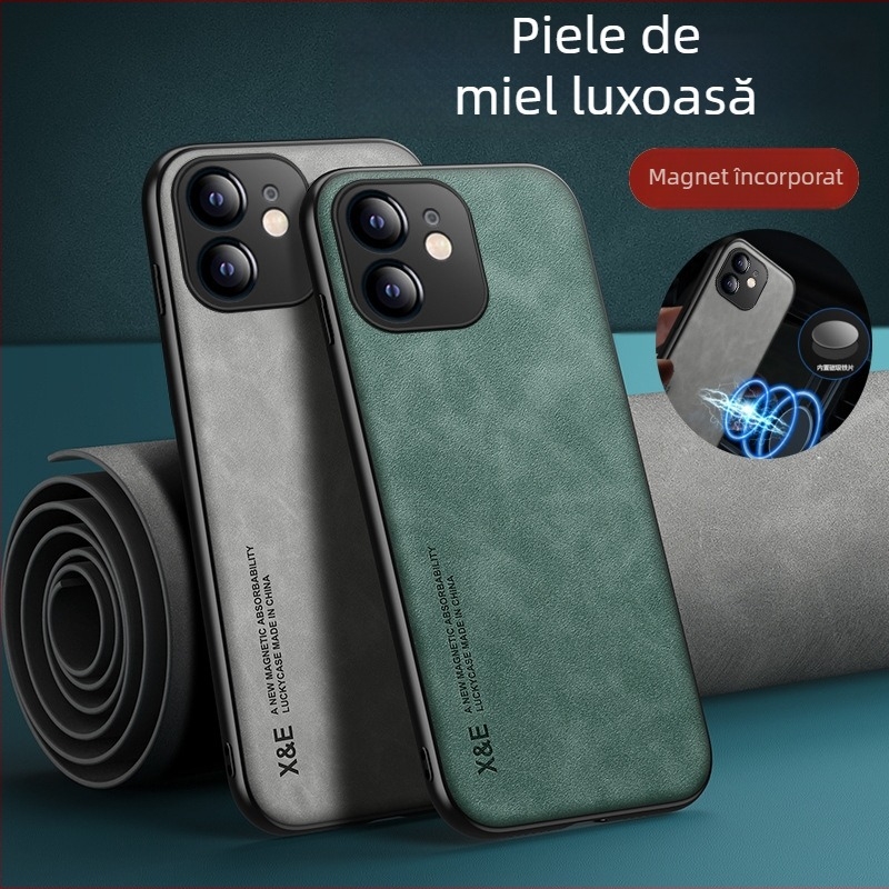 Carcasa pentru iPhone 12 seria – TPU, finisaj mat, protecție anti-cădere, design modern, compatibilă cu iPhone 12, 12 Pro, 12 Pro Max și 12 mini