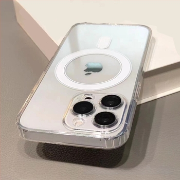 Carcasă iPhone 11–14 Pro/Pro Max – TPU, husă magnetică completă, antișoc, cu protecție a obiectivului și disipare a căldurii