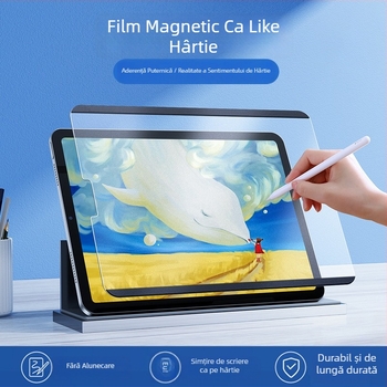 Protecție ecran frontală pentru iPad Apple - mată, claritate HD, anti-amprentă, anti-cădere, acoperire completă din PVC film