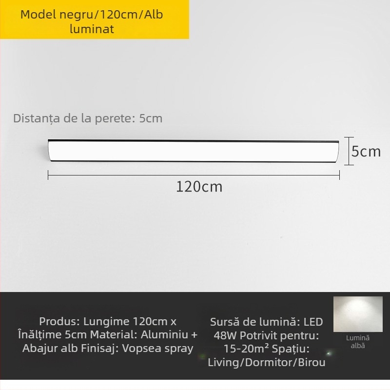 LED Lampă de Perete, Montaj pe suprafață, Unghi drept, Formă triunghiulară, Abajur PVC, 220V, Bază E40, Conectată la Tmall Elf