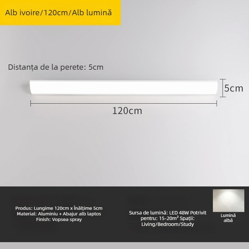 LED Lampă de Perete, Montaj pe suprafață, Unghi drept, Formă triunghiulară, Abajur PVC, 220V, Bază E40, Conectată la Tmall Elf