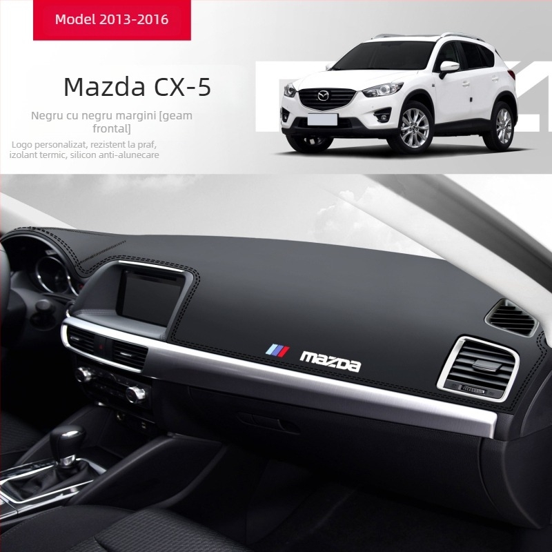 Covoraș din piele pentru bord, protecție solară, compatibil Mazda CX-5
