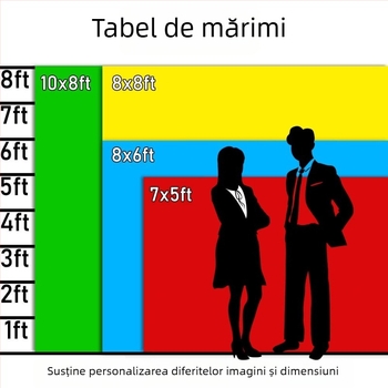 Fundal din pânză pentru fotografiere în scenă – temă jucării din pluș, material vinil, marcă Qian, marcă privată autorizată