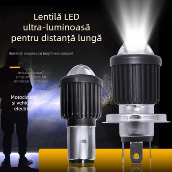 Far LED pentru triciclu electric – prindere cu cleme duble, fascicul mare/mic, 5000 lm, 12 V, IP21