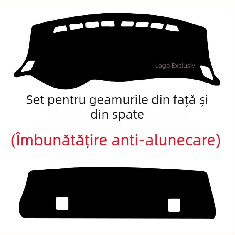 Covoraș pentru consola centrală Nissan Sylphy – poliester, model solid, protecție solară și suprafață antiderapantă
