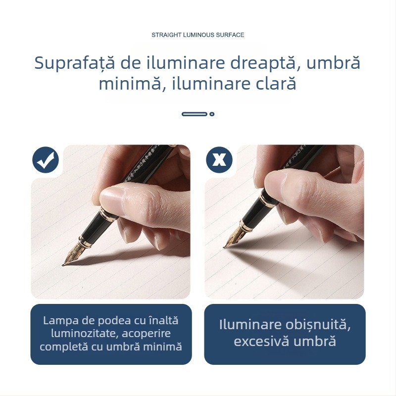 Lampa de podea LED cu întrerupător tactil, design modern minimalist, ZX011, 40 LED SMD2835, acoperire 5–10 m²