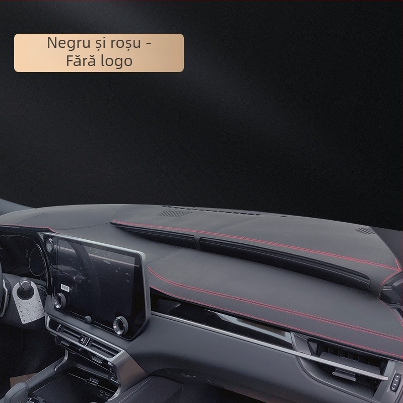 Covoraș de bord pentru Lexus ES200/ES300, RX350, NX260, UX300, GX — piele microfibră, protecție anti-reflexie pentru consola centrală