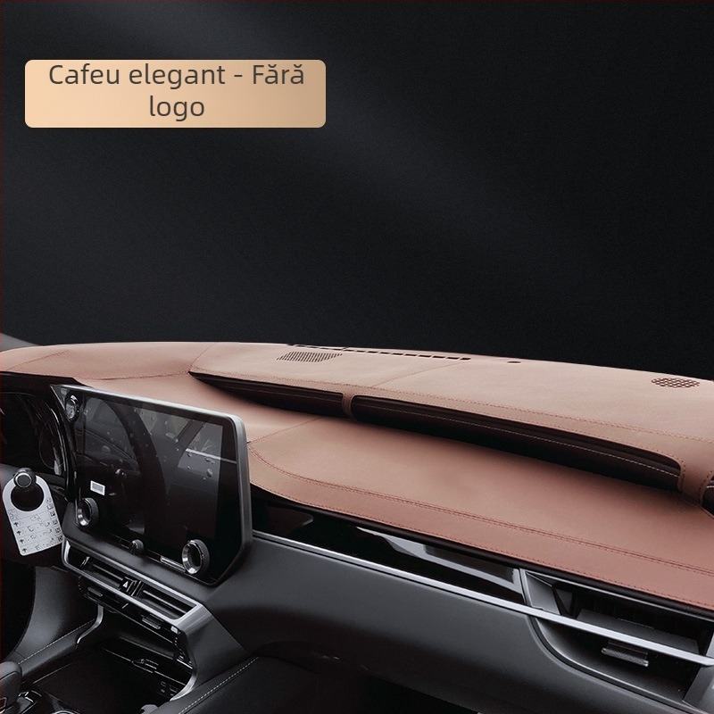Covoraș de bord pentru Lexus ES200/ES300, RX350, NX260, UX300, GX — piele microfibră, protecție anti-reflexie pentru consola centrală