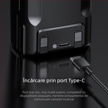 Baofeng BF-1909 stație radio portabilă, 400-470 MHz, Putere 10 W, 16 canale, autonomie 5-10 km, baterie 2800 mAh