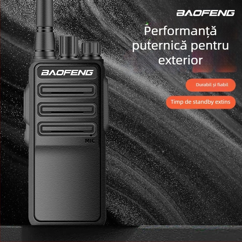 Baofeng BF1904 radio portabil civil cu rază lungă, 400-470MHz, 10W, 16 canale, baterie 2500mAh, rază 10-50km