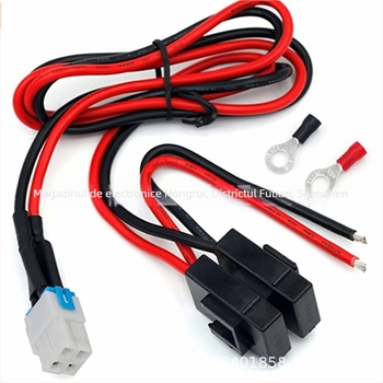 Kodomini 4P-CK cablu de alimentare auto pentru radiouri FT-450, FT-991TS, IC-7000, IC-7600 – anti-interferențe, rază 3-5 km