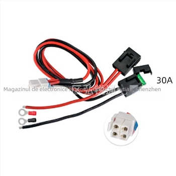 Kodomini 4P-CK cablu de alimentare auto pentru radiouri FT-450, FT-991TS, IC-7000, IC-7600 – anti-interferențe, rază 3-5 km