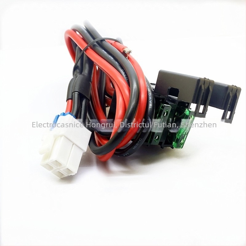 Kodomini 4P-CK cablu de alimentare auto pentru radiouri FT-450, FT-991TS, IC-7000, IC-7600 – anti-interferențe, rază 3-5 km