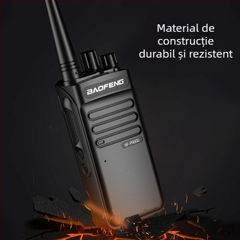 Baofeng BF-6600 radio portabil profesional, 400-470 MHz, 5W, 16 canale, 7.4V, autonomie baterie 180 minute
