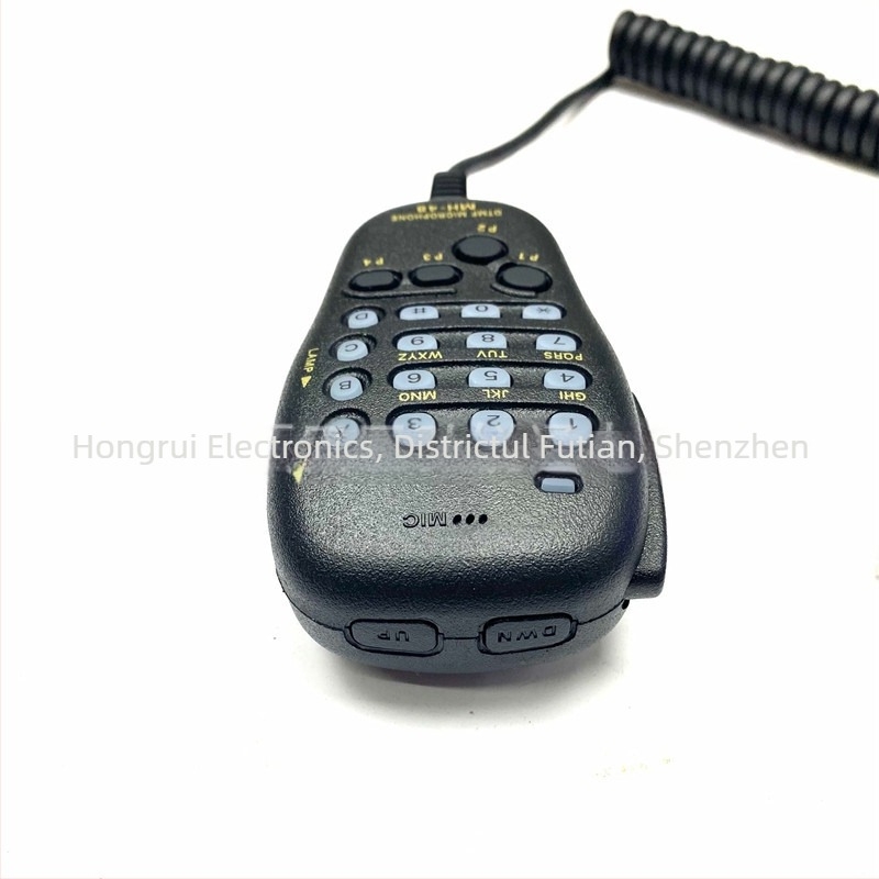 MH-48A6J Microfon de mână pentru radiouri auto KEDUOMNI FT7800R/FT8900R/FT7900R – digital, anti-interferențe, compatibil FT1907/FT1807, rază 3-5 km