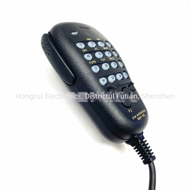 MH-48A6J Microfon de mână pentru radiouri auto KEDUOMNI FT7800R/FT8900R/FT7900R – digital, anti-interferențe, compatibil FT1907/FT1807, rază 3-5 km