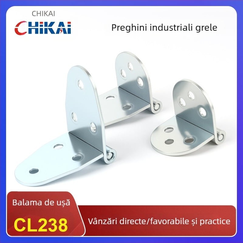 CL238-1/CL238-2/CL238-3 balamale de colț pentru dulapuri de control, din fier și oțel inoxidabil, finisajul suprafeței: vibrație lucioasă / galvanizat, marcă: Chikai