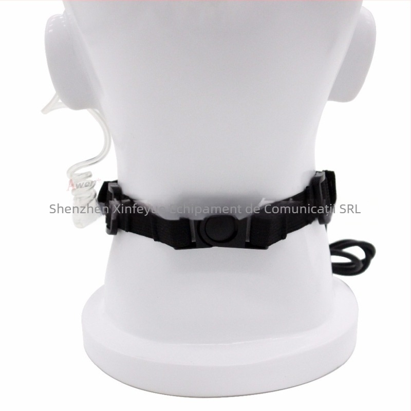 YIDATON Z2003 microfon de gât pentru headset tactic – rază 1.5-3 km, cablu 1.2 m, fără baterie, anti-interferență